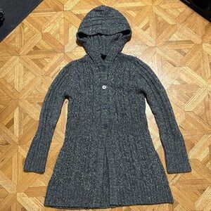 Hooked Up by IOT Gray Hooded Sweater